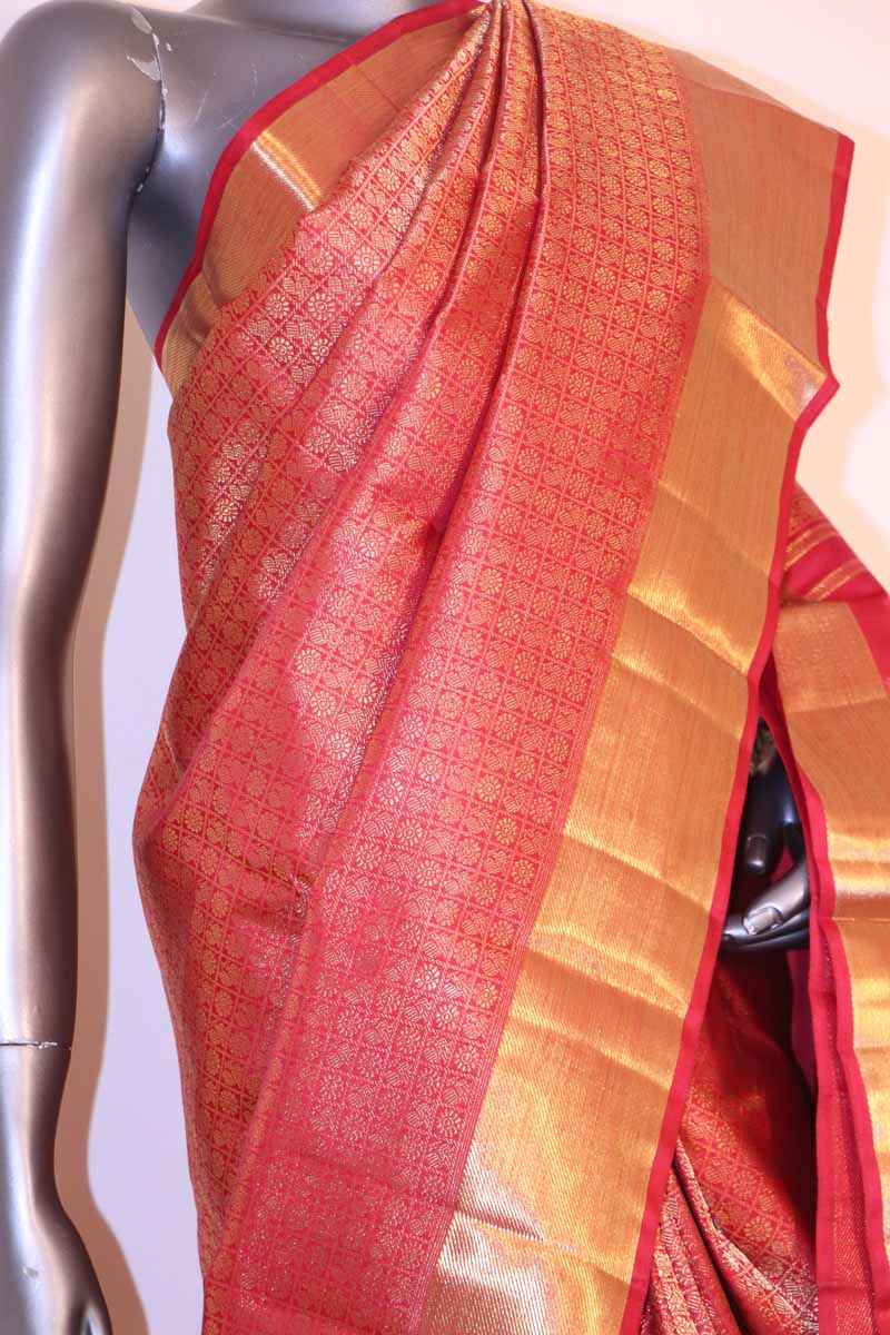 Grand Bridal Kanchipuram Silk Saree AI203387